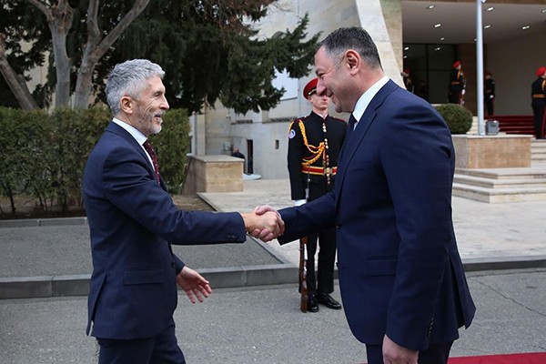 ვახტანგ გომელაურმა ესპანეთის სამეფოს შინაგან საქმეთა მინისტრს უმასპინძლა
