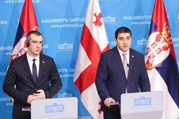 საქართველოს პარლამენტის თავმჯდომარის და სერბეთის რესპუბლიკის ეროვნული ასამბლეის თავმჯდომარის ერთობლივი განცხადება საქართველოსა და სერბეთის რესპუბლიკის ტერიტორიული მთლიანობისა და სუვერენიტეტის, ასევე, ევროკავშირში წევრობის ერთობლივი მხარდაჭერის შესახებ