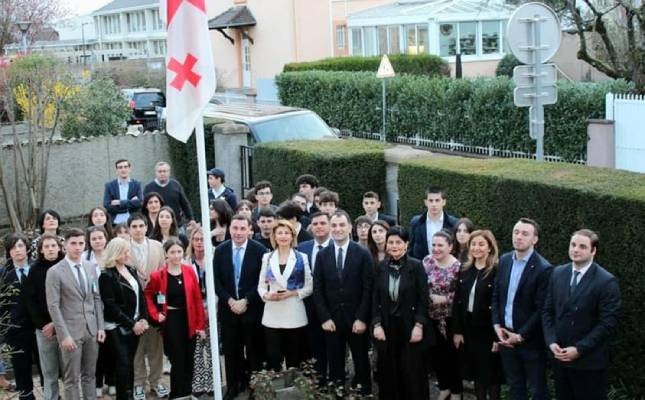 ევროპის საბჭოში საქართველოს ელჩმა თამარ ტალიაშვილმა ახალგაზრდა დიპლომატთა ასოციაციას უმასპინძლა