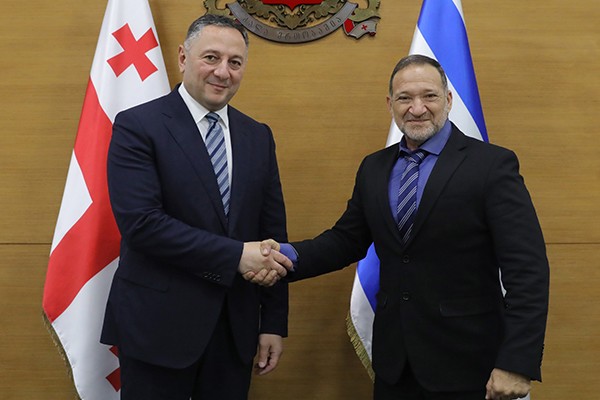საქართველოს შინაგან საქმეთა სამინისტროს ისრაელის ეროვნული პოლიციის ხელმძღვანელი სტუმრობს