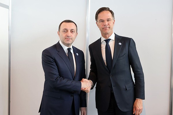 ირაკლი ღარიბაშვილმა და მარკ რუტემ ევროინტეგრაციის გზაზე საქართველოს მიერ მიღწეული პროგრესი განიხილეს