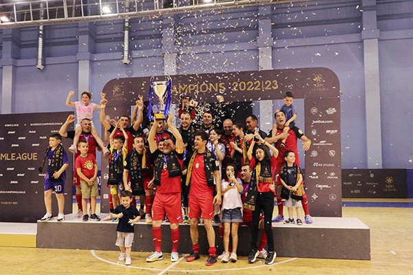 შინაგან საქმეთა სამინისტროს ფეხბურთის გუნდი საქართველოს ბიზნესის ჩემპიონთა სუპერლიგის გამარჯვებული გახდა