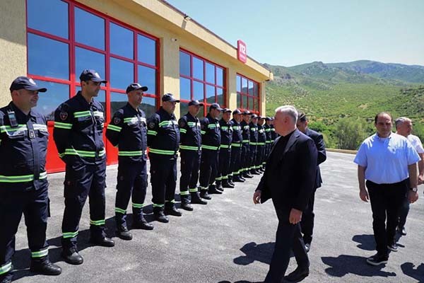 კასპში ახალი სახანძრო-სამაშველო შენობა გაიხსნა