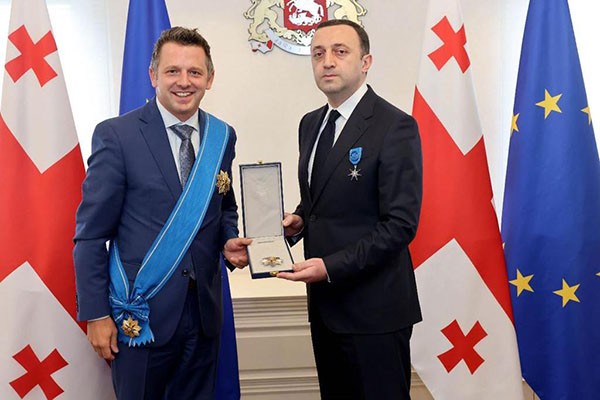 ირაკლი ღარიბაშვილი ფრანკოფონიის საპარლამენტო ასამბლეის პრეზიდენტს შეხვდა