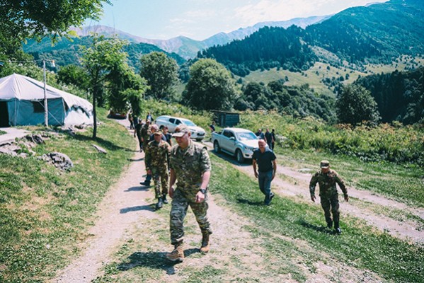 შინაგან საქმეთა მინისტრი მამისონის სასაზღვრო სექტორში იმყოფებოდა