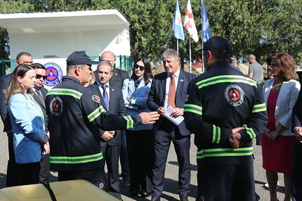 საგანგებო სიტუაციების მართვის სამსახურს თანამედროვე მაღალტექნოლოგიური აღჭურვილობა გადაეცა
