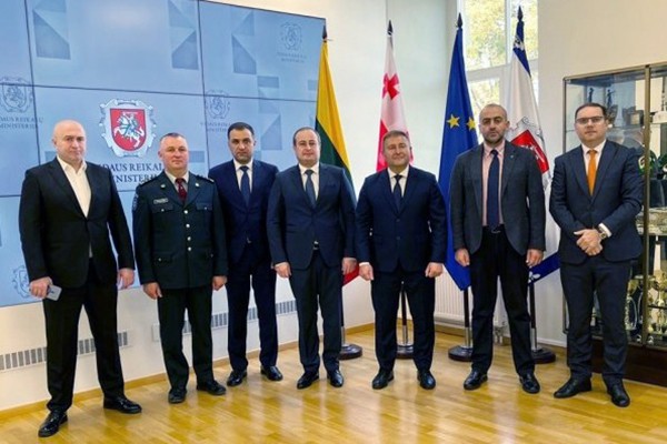 საქართველოს შინაგან საქმეთა მინისტრის პირველი მოადგილე - შალვა ბედოიძე ოფიციალური სამუშაო ვიზიტით ლიეტუვას რესპუბლიკას ეწვია