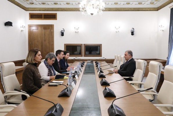მიხეილ სარჯველაძე ევროპის საბჭოს ადგილობრივი და რეგიონული ხელისუფლების კონგრესის გენერალურ მდივანს შეხვდა