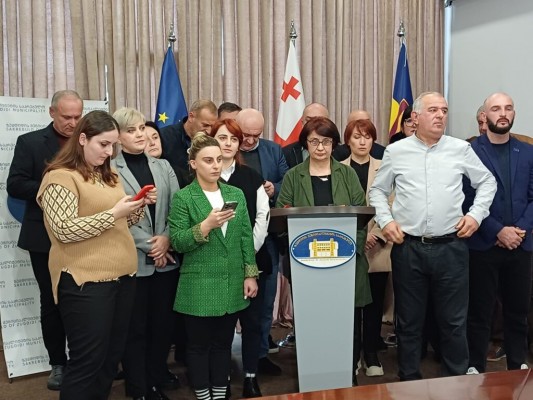 ზუგდიდის მუნიციპალიტეტის საკრებულოს ფრაქცია „ნაციონალური მოძრაობის“ 14 წევრმა პარტია