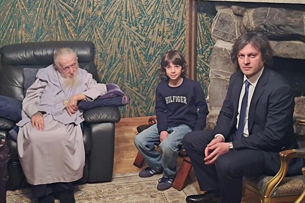 ირაკლი კობახიძე სრულიად საქართველოს კათოლიკოს-პატრიარქს ესტუმრა