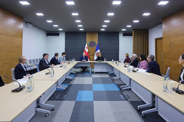 ალექსანდრე დარახველიძემ ეროვნულ-დემოკრატიული ინსტიტუტის (NDI) მაღალი დონის დელეგაციასთან შეხვედრა გამართა