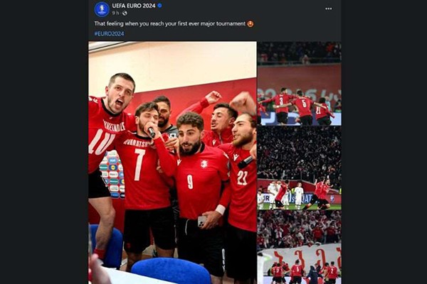 UEFA საქართველოს ნაკრების გამარჯვებას ეხმაურება