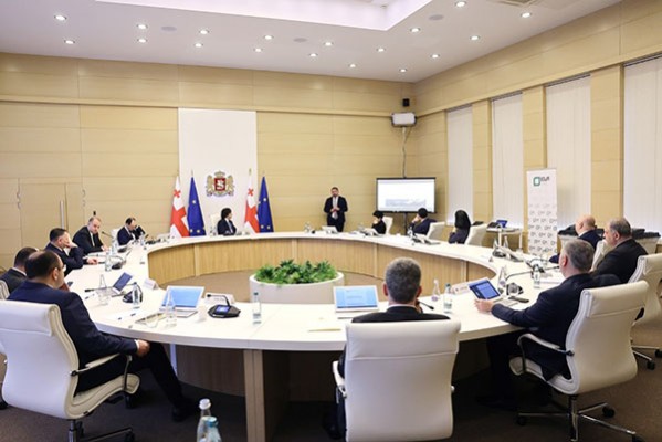 მთავრობა ელექტრონულ არჩევნებთან დაკავშირებით ცესკოს თავმჯდომარის პრეზენტაციას გაეცნო