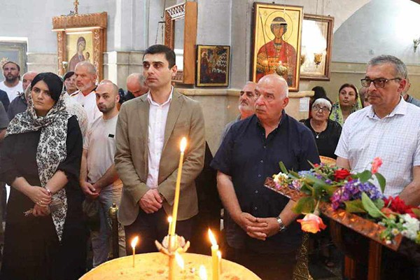 ამაღლების დღესასწაულთან დაკავშირებით ოზურგეთის ღვთისმშობლის მიძინების სახელობის საკათედრო ტაძარში საზეიმო წირვა - ლოცვა აღევლინა