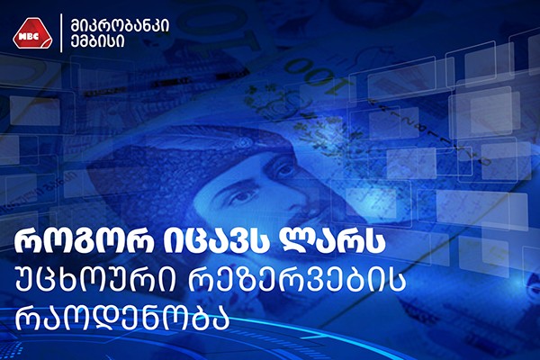 როგორ იცავს ლარს უცხოური რეზერვების რაოდენობა