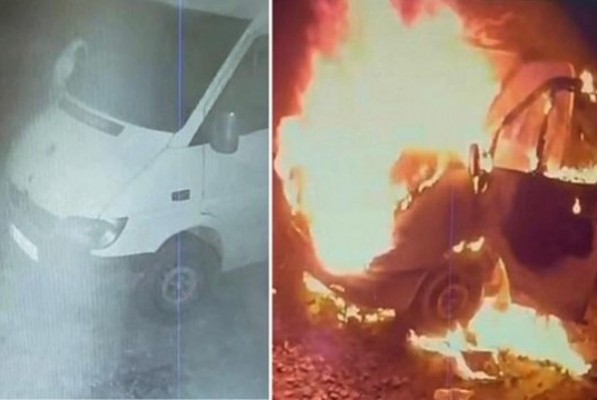 მარნეულში ავტომობილი დაუწვეს მოქალაქეს