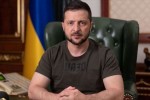 Bild-volodimir-zelenski-dRes-berlinSi-Cava-sadac-tramps-videozaris-saSualebiT-gauesaubreba
