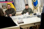 Turquli-media-zelenskis-korufciaSi-amxels---ukrainis-prezidentis-kvali-arabTa-gaerTianebul-saemiroebSi