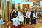 saxelmwifo-usafrTxoebis-samsaxuris-ufrosi-mamuka-mdinaraZe-da-Sinagan-saqmeTa-ministri-geka-gelaZe-ojaxebTan-erTad-saqarTvelos-kaTolikos-patriarqs-Sexvdnen