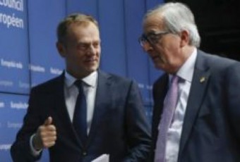 donald-tuski-da-Jan-klod-iunkeri-aSS-is-prezidentad-donald-trampis-arCevasTan-dakavSirebiT-erTobliv-werils-aqveyneben