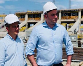 mamuka-baxtaZe-baTumis-axali-stadionis-mSeneblobis-process-gaecno