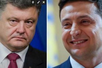 zelenski-poroSenkos-safexburTo-moedanze-debatebSi-iwvevs