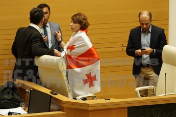 elene-xoStaria-aravin-dauSvebs-gavrilovis-parlamentis-darbazSi-yofnas---Cven-mas-fizikurad-ar-SemovuSvebT
