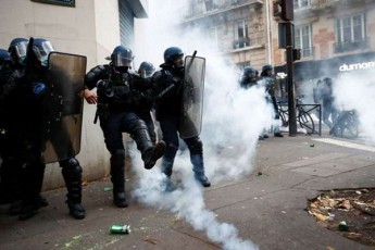 parizSi-aqciis-monawileebsa-da-policias-Soris-Setakeba-moxda