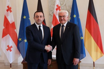 premier-ministri-irakli-RaribaSvili-germaniis-federaciuli-respublikis-prezidents-frank-valter-Stainmaiers-Sexvda
