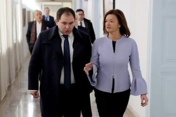 nikoloz-samxaraZe-sloveniis-vicepremiers-sagareo-saqmeTa-ministrs-tania-faions-Sexvda