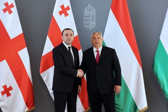 saqarTvelos-premier-ministri-irakli-RaribaSvili-ungreTis-premier-ministrs-viqtor-orbans-Sexvda