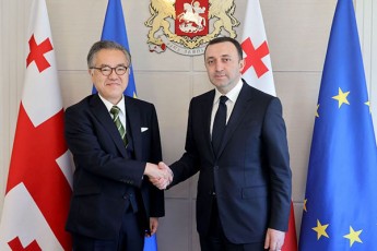 premier-ministri-saqarTveloSi-iaponiis-elCs-iSiZuka-hidekis-Sexvda