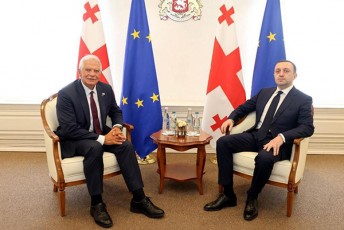 saqarTvelos-premier-ministri-sagareo-saqmeTa-da-usafrTxoebis-politikis-sakiTxebSi-evrokavSiris-umaRles-warmomadgenels-evrokomisiis-vice-prezidents-jozef-borels-Sexvda