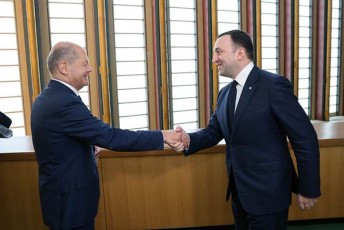 premier-ministri-irakli-RaribaSvili-germaniis-federalur-kanclers-olaf-Solcs-Sexvda
