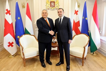 premier-ministri-irakli-RaribaSvili-ungreTis-premier-ministr-viqtor-orbans-Sexvda
