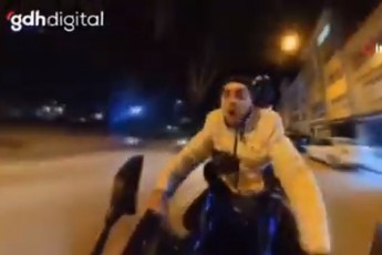 ექშენ-კამერით გადაღებული მოტოციკლის ავარია - კადრებმა თურქეთის სოციალური ქსელები მოიცვა (ვიდეო)