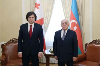 irakli-kobaxiZe-azerbaijanis-respublikis-premier-ministrs-ali-asadovs-Sexvda