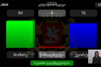 parlamentma-prezidentis-veto-ucxouri-gavlenis-gamWvirvalobis-Sesaxeb-kanonTan-dakavSirebiT-daZlia